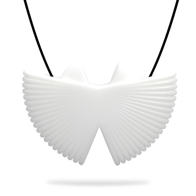 Tomfeel 3D Printed Jewelry Fan Elegant Modeling Pendant-