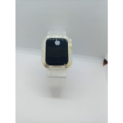 Transparent Hollow Strap Touch Screen Unisex LED Watch