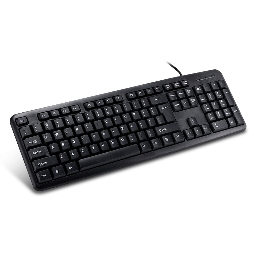 KB8236 USB Wired Keyboard 104 Key Portable Office Gaming