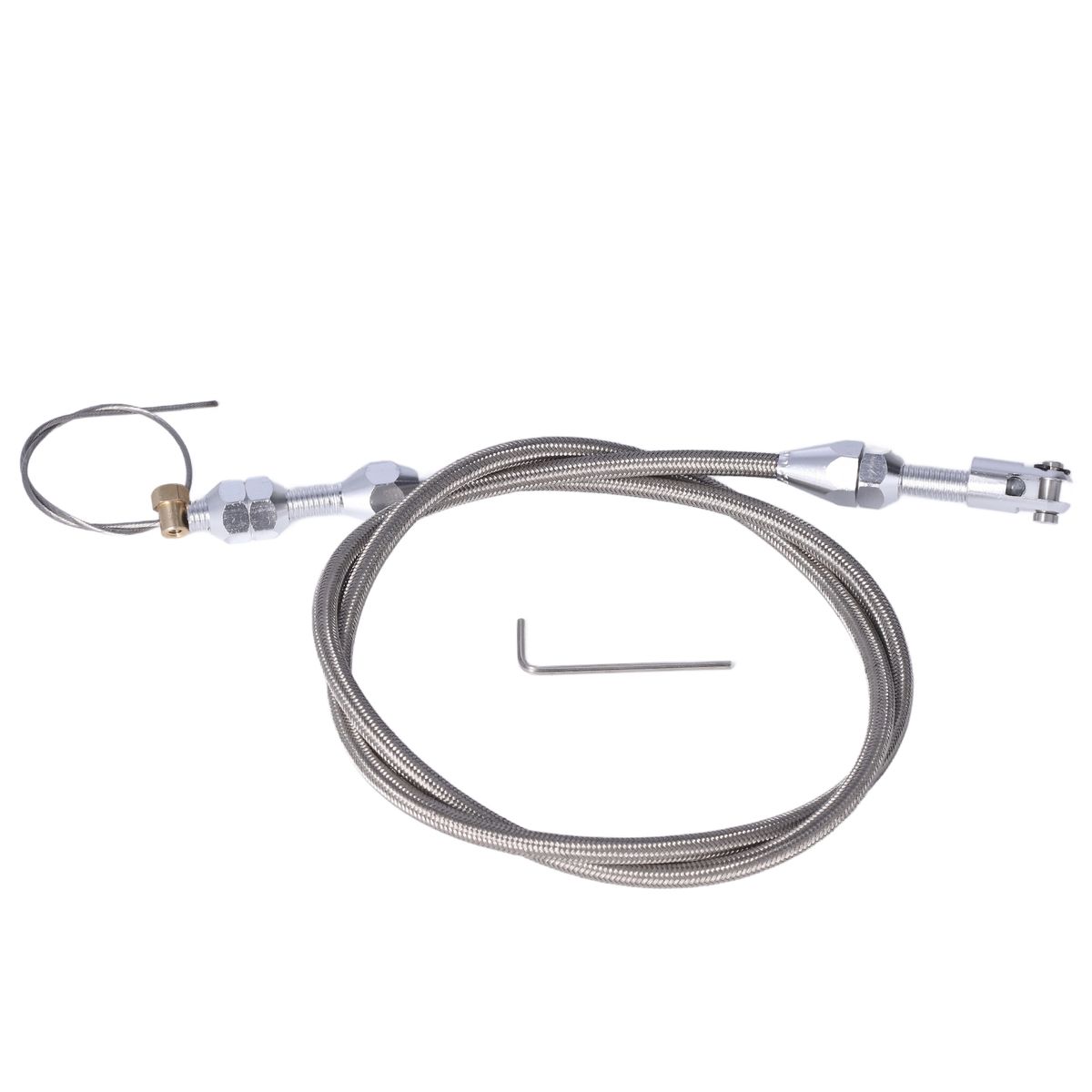 36in/91.44cm Twist Throttle Cable Stainless Steel