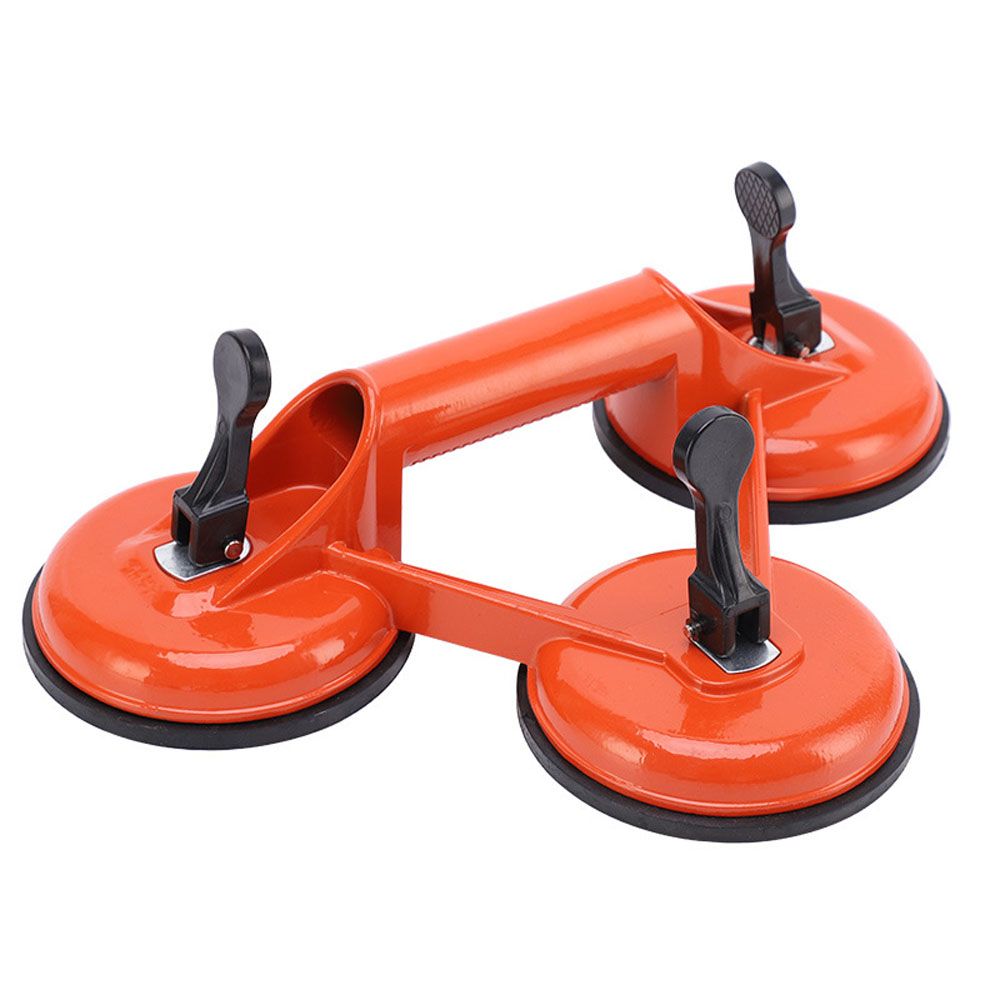 Vacuum Suction Cup Aluminum Alloy 3-Claw Grip Sucker High