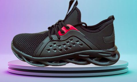 SPORTY CANVASS SHOES WITH KEVLAR/EVA SOLE PROTECTION