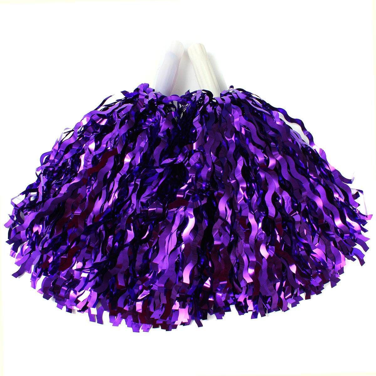Ball Cheerleading Pom Poms Bouquet Cheerleading Ball Bouquet Hand Flower Supplies Purple