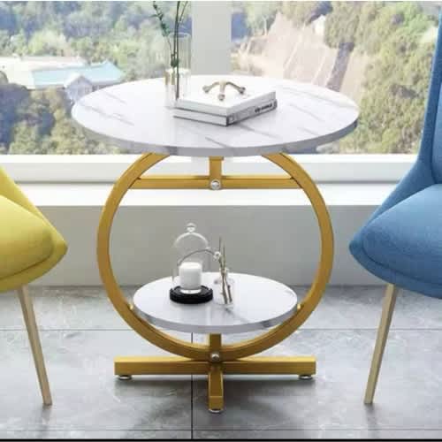 2 Layer Nordic Round Coffee Table 30cm