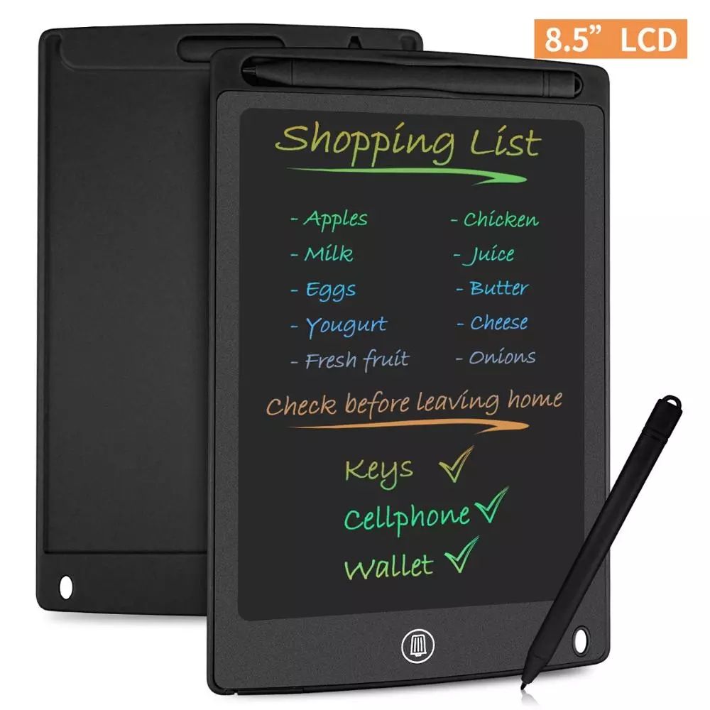 8.5 Inches Colorful Writing Drawing Tablet Electronic Digital LCD Graphic Boards Doodle Notepad Erasable Handwriting Pads