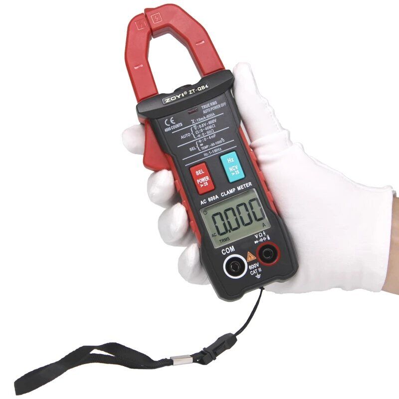 Digital Clamp Meter ZT-QB4 4000 Count Multimeter Voltmeter
