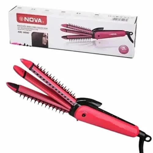 3-in-1 Hair Straightener Curler Comb