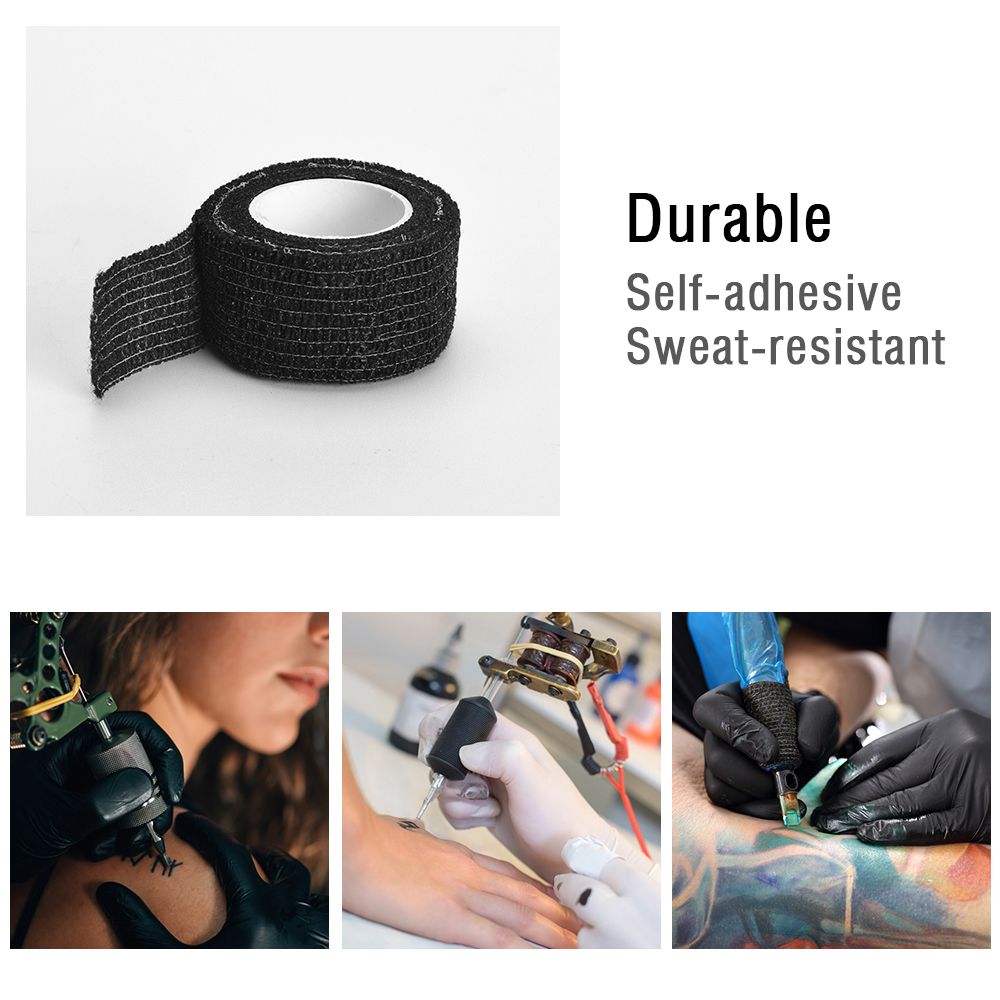 2M Disposable Cohesive Tattoo Grip Cover Wrap Elastic Tape