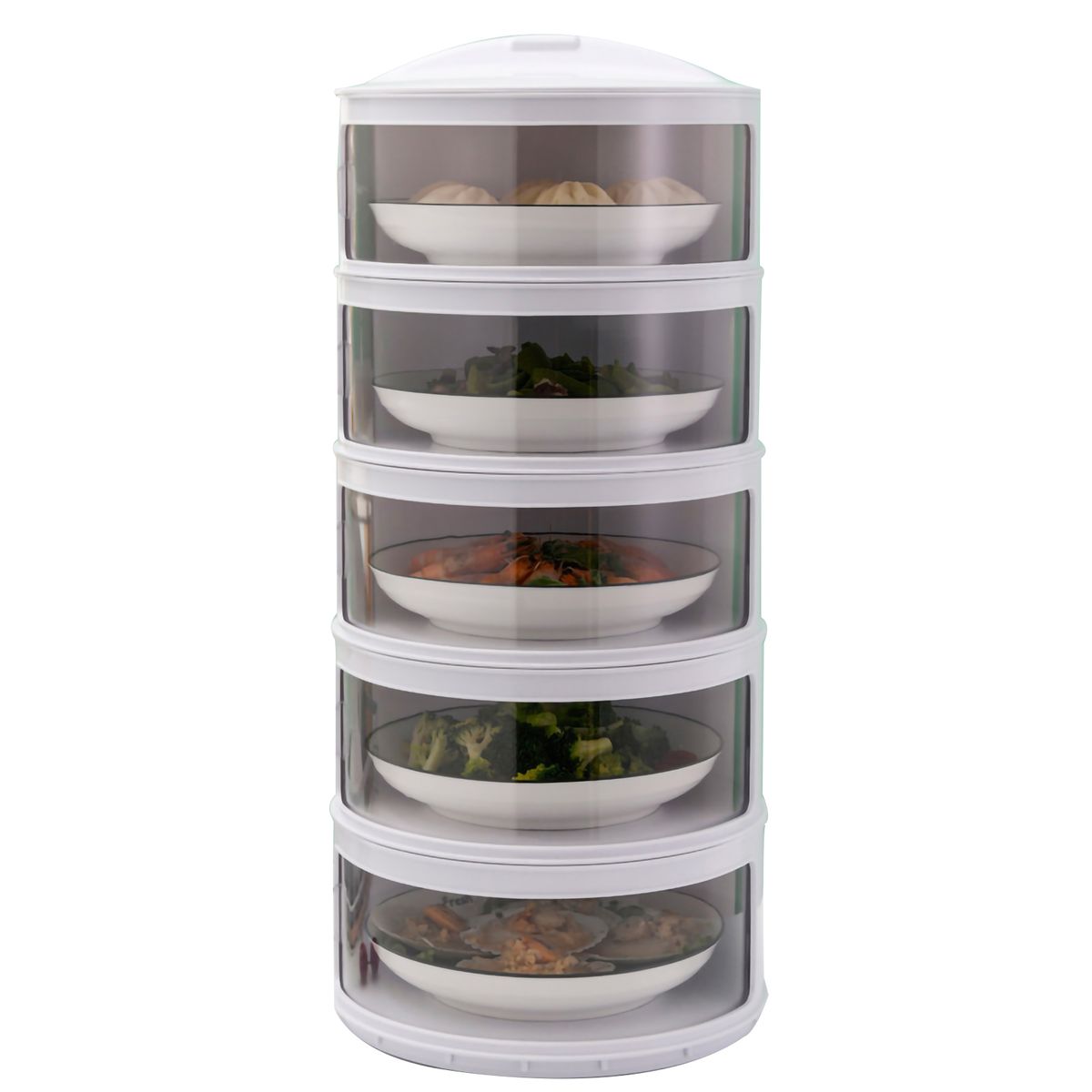 ABS Heat Preservation Microwave Plate Cover Dustproof Food