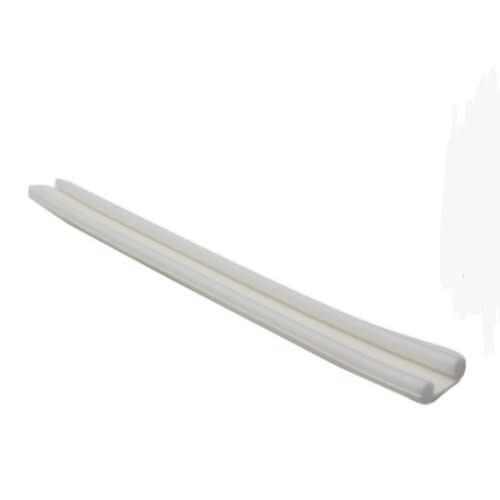 Flexible Door Bottom Sealing Strip - White