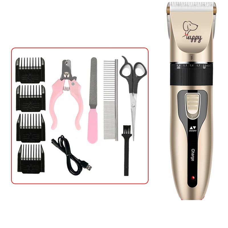 Pet Hair Trimmer Dog Hair Clipper Puppy Grooming Electric  Set Cat Accessories Ceramic Blade