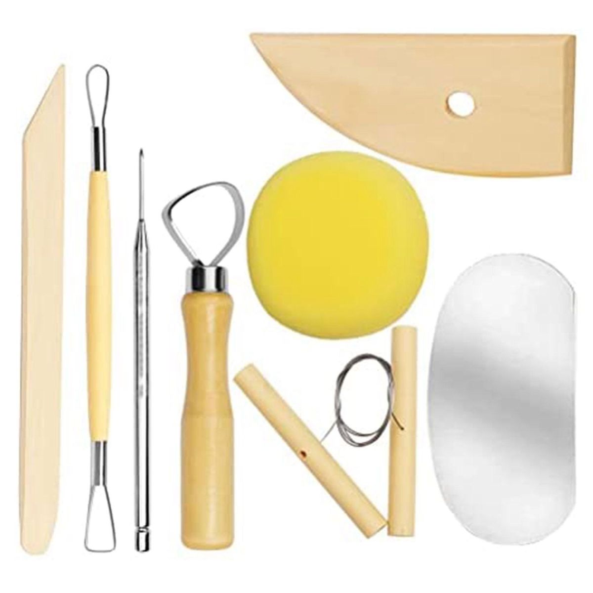 8-Piece Sculpture Tool Set Pottery Tools Clay Tools Include