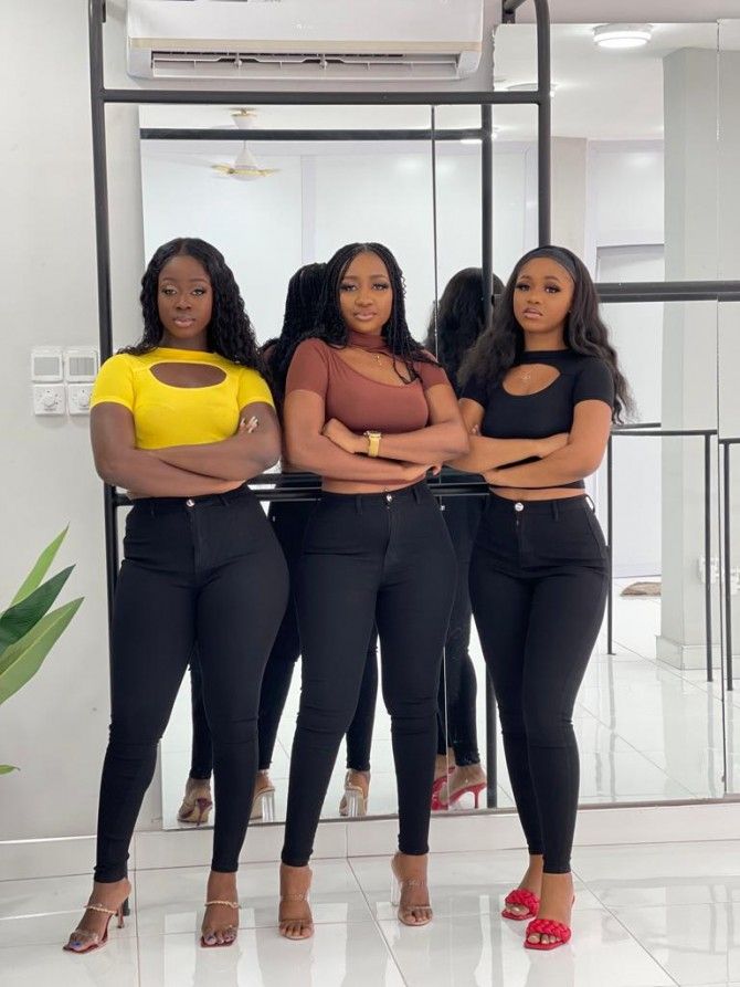 Ladies High Waist Skinny Jean- Black