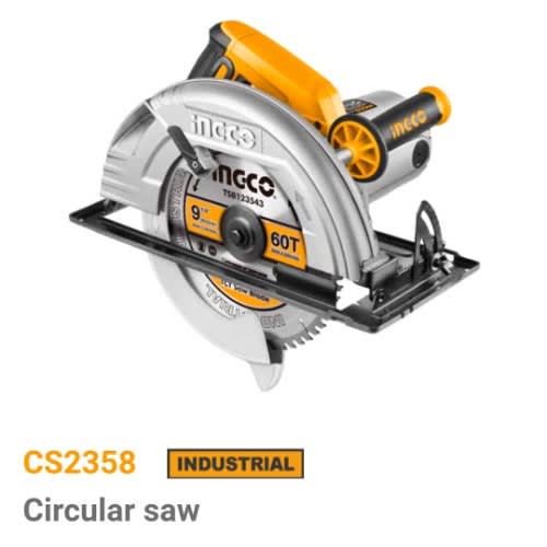 Ingco Circular Saw - 2200W -  9"
