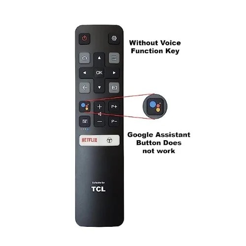 Tv Remote For Tcl Android - Smart - Led With Netflix & Without Voice Function