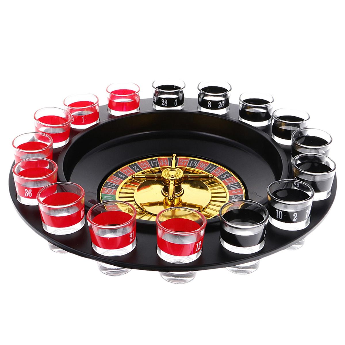 Novelty Drinking Roulette Set    Glass For  Party Game 2-8