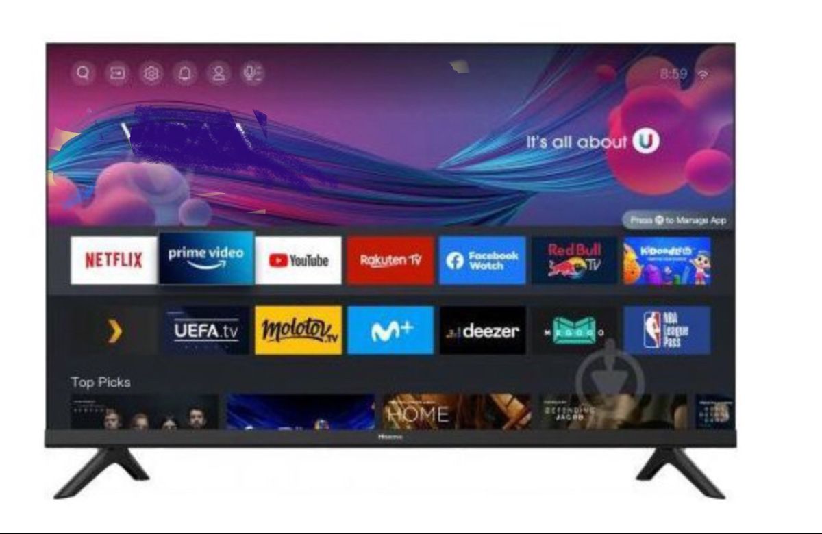 43&rdquo;inch Ultra HD Smart TV+Netflix.YouTube Free Gift Inside