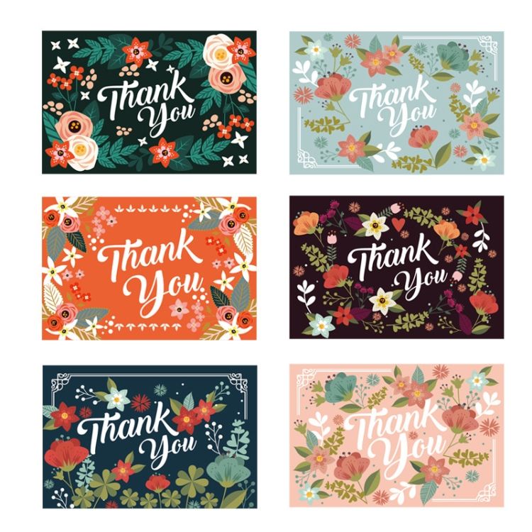 Card 4 PCS Holiday Greeting Message Card