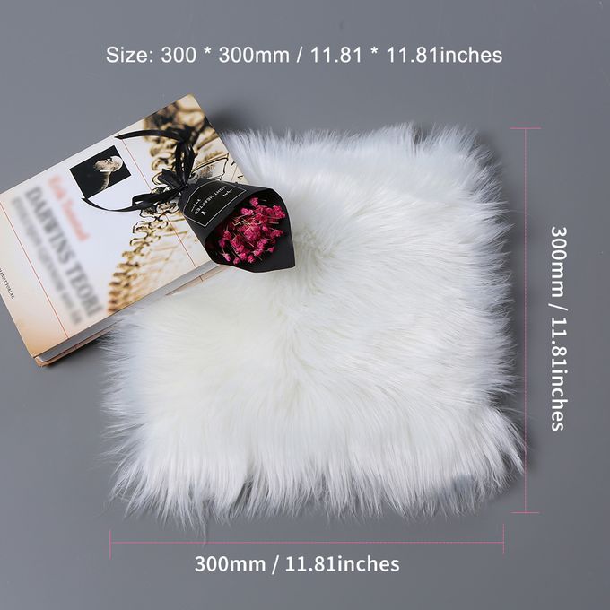 Long Plush Soft Fluffy Rug Faux Sheepskin Wool Carpet