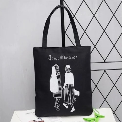 Tote Bag - Cotton Cloth Shoulder Shopping Bag