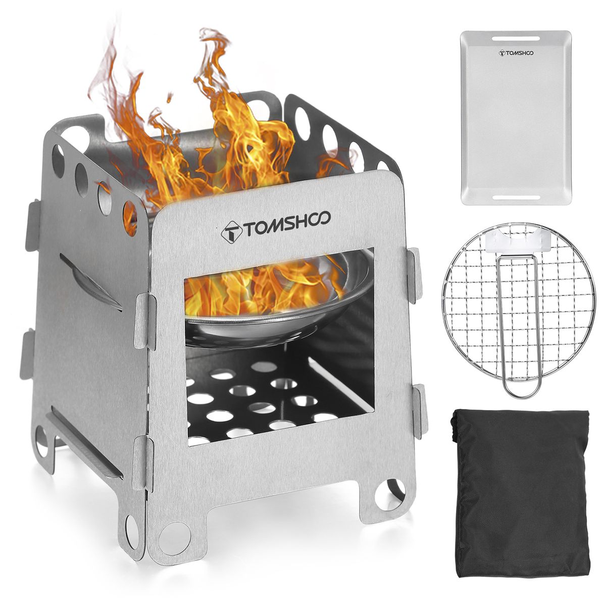 Cookware Mess Kit Backpacking Wood Burning Stove