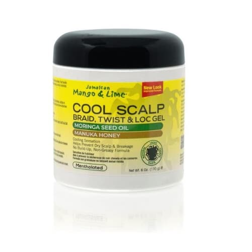 Cool Scalp Braid, Twist & Loc Gel 6 Oz Moringa &