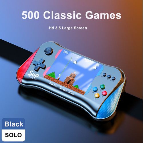 Portable Video Game Console, 3.5 Inch, High Definition, Large Retro Screen, With 500 Games