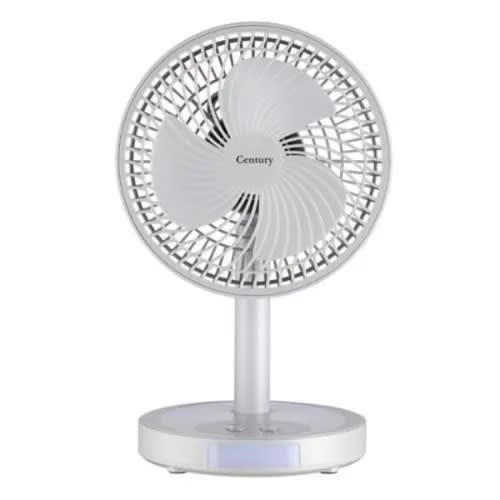 Rechargeable Fan With Led Light - 8'' -  Frct-20a