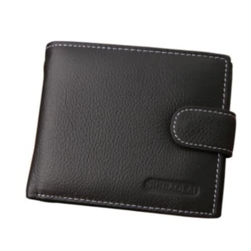 Men's Leather Wallet - Black