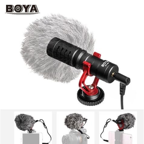 Mini Cardioid Microphone By-mm1 For Smartphone Tablet Pc Dslr Camera Camcorder - 3.5mm Plug