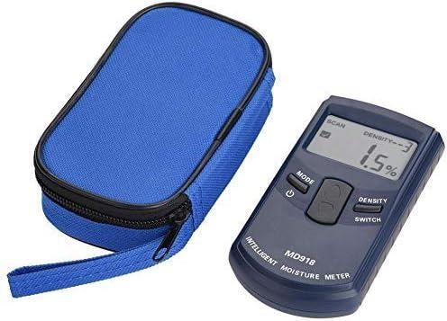 MD918 Digital LCD Hygrometer Moisture Sensor, 4%-80% RH Wood Hygrometer