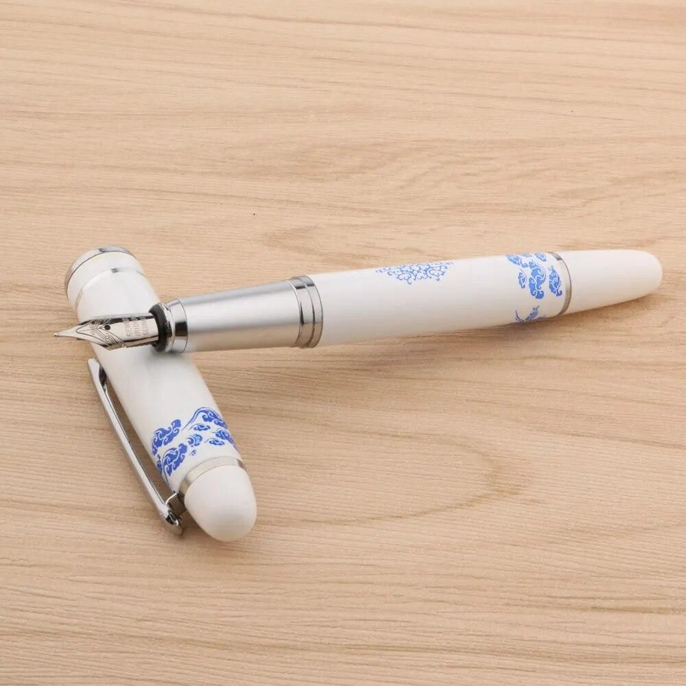 Fountain Pen Auspicious Clouds Painting Medium Nib For Stationery Office School Supplies Writing
