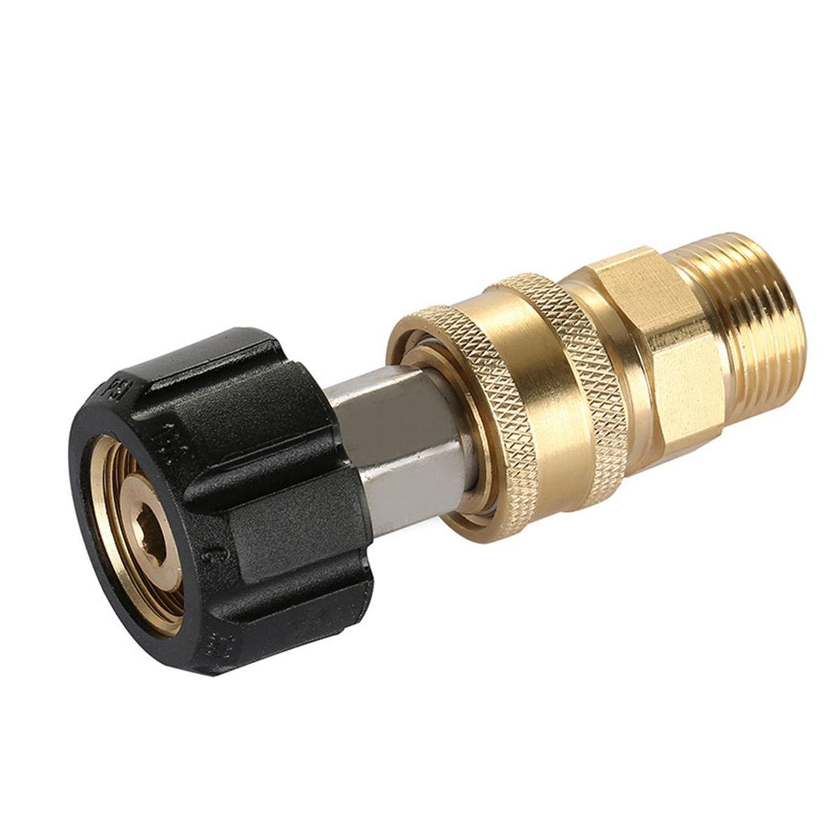 1 Set Washer Male Connector 38 Strong Pressure Washer Connector Golden