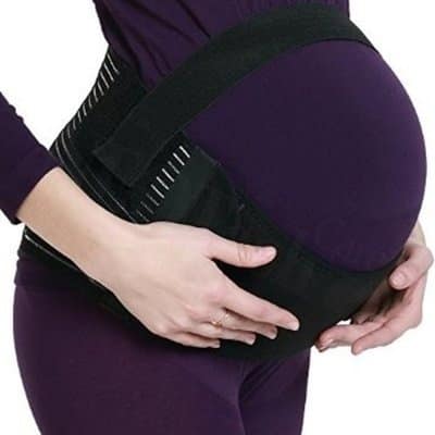 Maternity Pregnancy Support Belt - Black