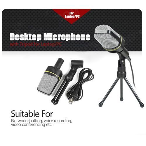Desktop Microphone Professional Live Stream Studio Podcast Studio With Tripod