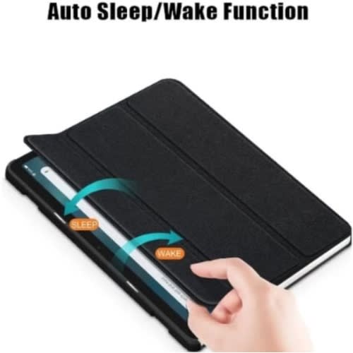 Smart Leather Case For Fire Max 11 2023 Version - Black