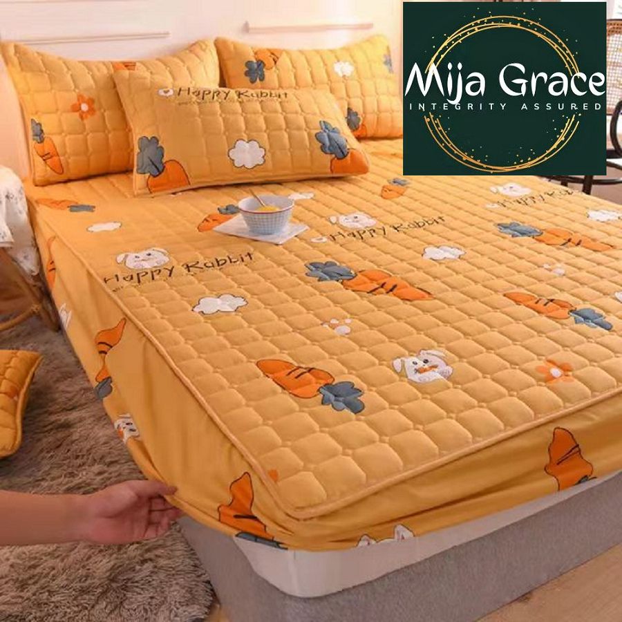 {MijaGrace} Waterproof Mattress Protective Cover - Orange