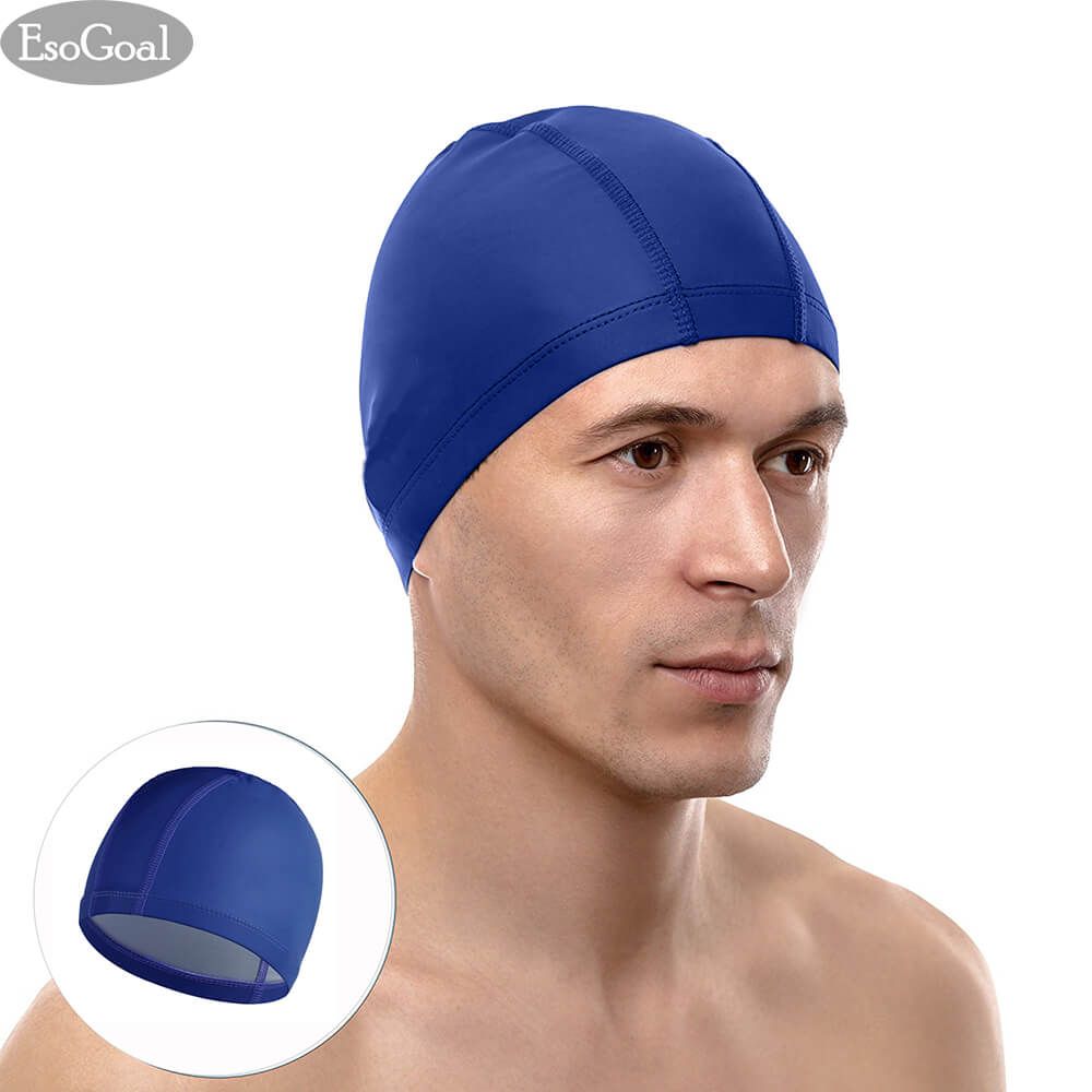 EsoGoal Nylon High Elasticity Swim Caps For Adults