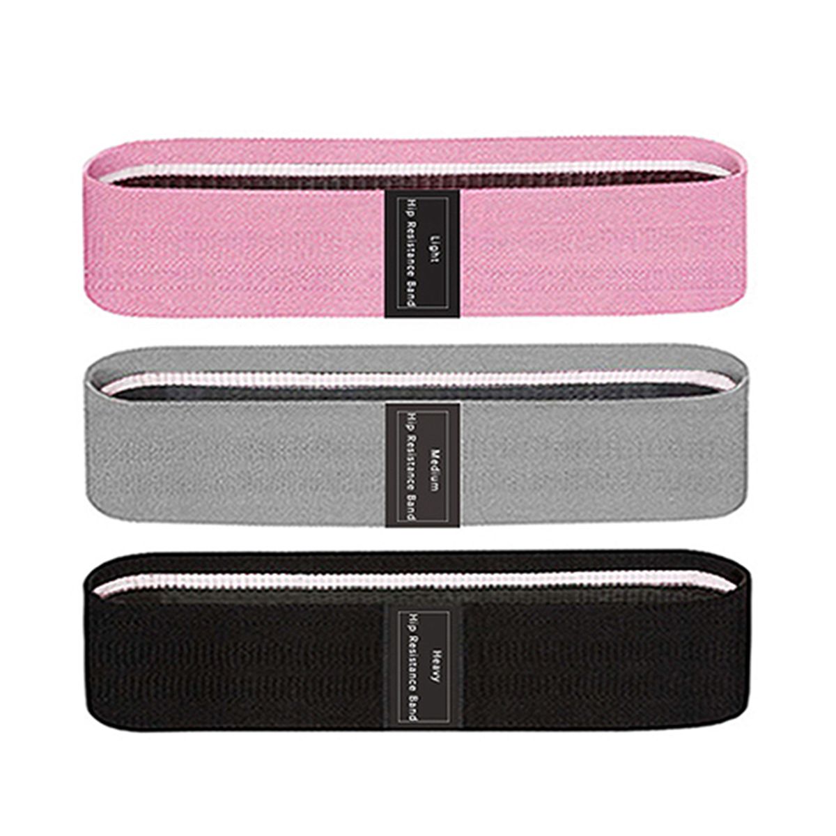 3 PCS Sports Exercise Resistance Loop Bands Set Elastic