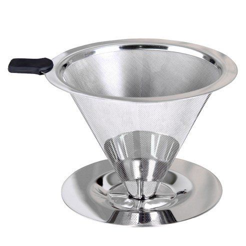 JJ Double Stainless Steel Fine Dripper For 1 & 2 Persons