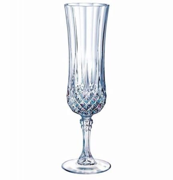 Set of 6 Champagne Flute Wine Glasses