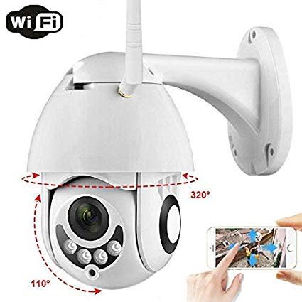 WiFi Zoom IR PTZ Outdoor Weatherproof CCTV IP Security Camera Pan
