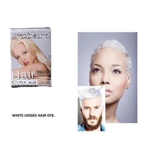 Unisex Hair Dye - White - 64ML