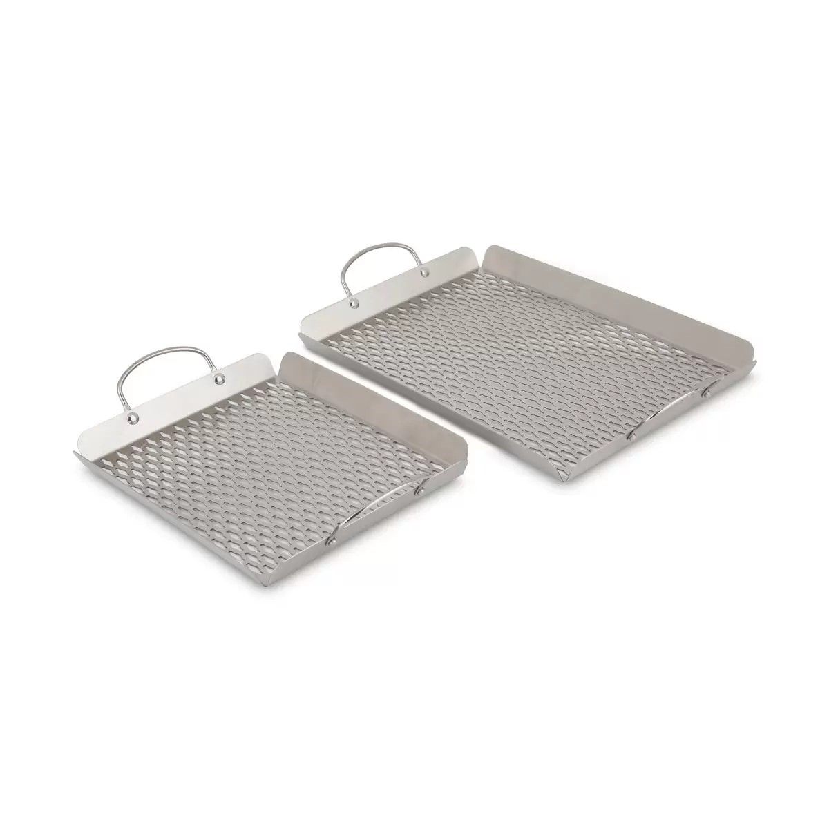 Stainless Steel Grill Baskets, 2pcs