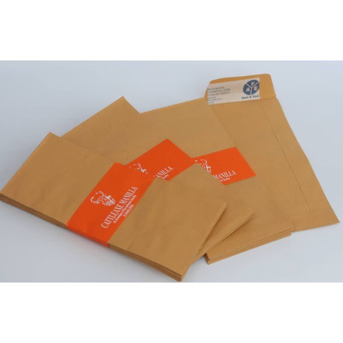 Peel & Seal Brown Envelopes - 25pieces - 9 X 4 Inches - Small Pocket Size