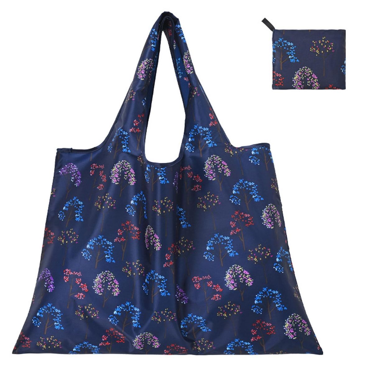 Tote Bag Floral Print Shopping Tote Bag D