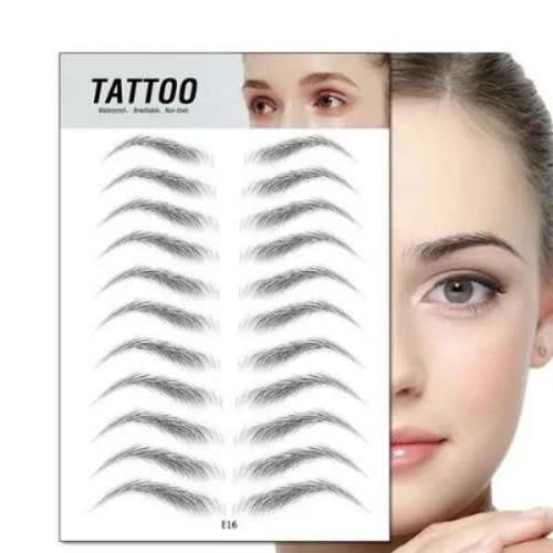 E16 4d Eyebrow Hair-like Tattoo  Stickers