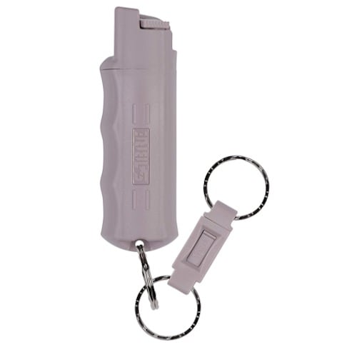 SABRE Pepper Spray Keychain With Quick Release - Max Police Strength - Dusk - 15g