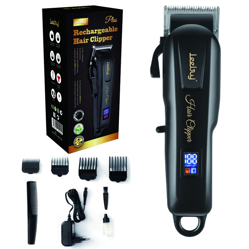 2000mAh Rechargeable Hair Clipper With Led Display