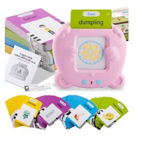 Kids Montessori Vocab Early Learning Talking Flash Cards - Rechargeable